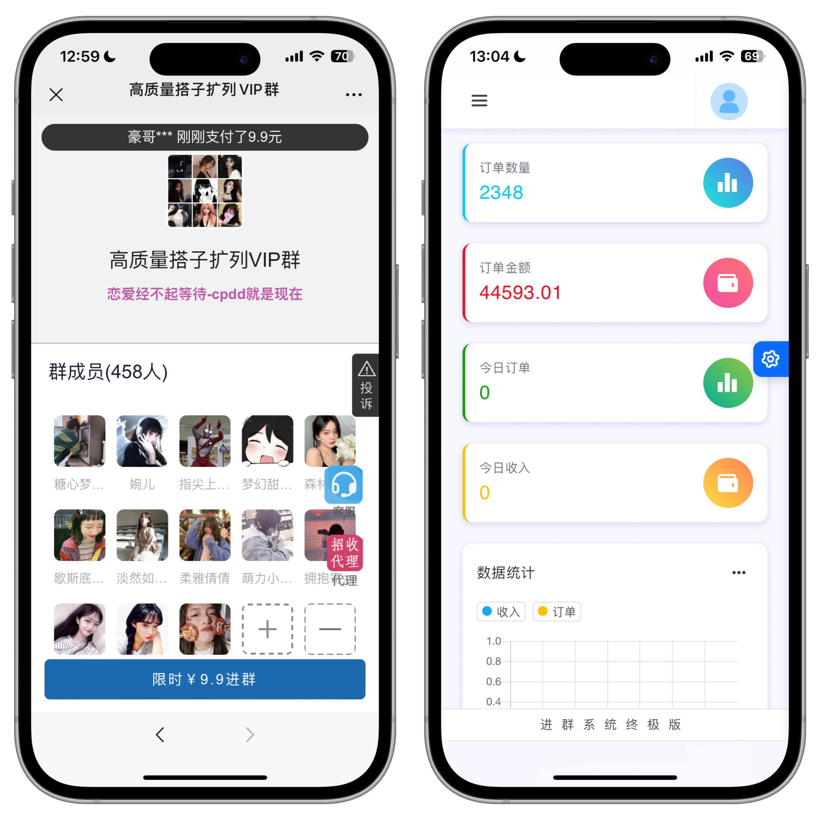 付费进群系统-主题网